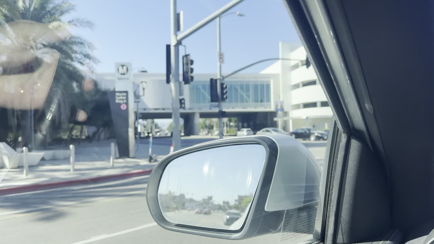 Metro K Line station on Crenshaw Blvd